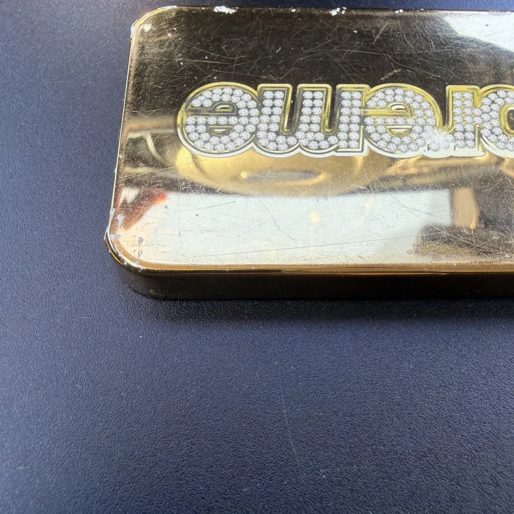 SS13 Supreme x Incase Bling Logo iPhone 5 case gold Used Rare Accessory Vintage